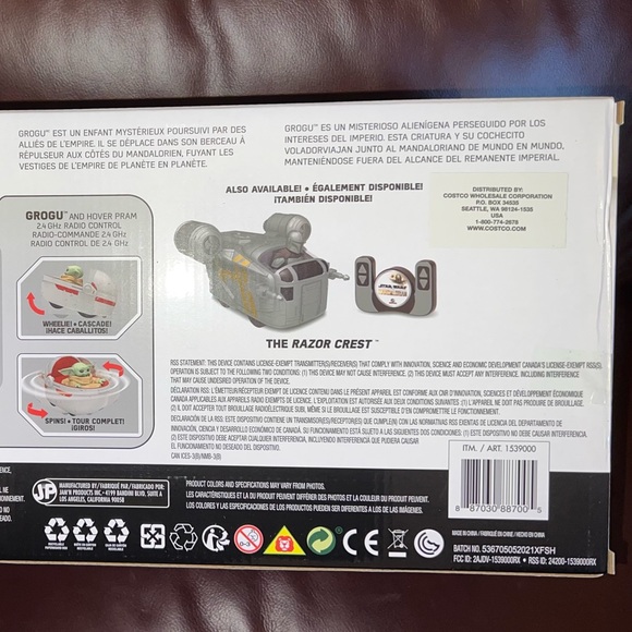 NTW Grogu and hover pram remote control Star Wars Baby Yoda - Picture 6 of 8